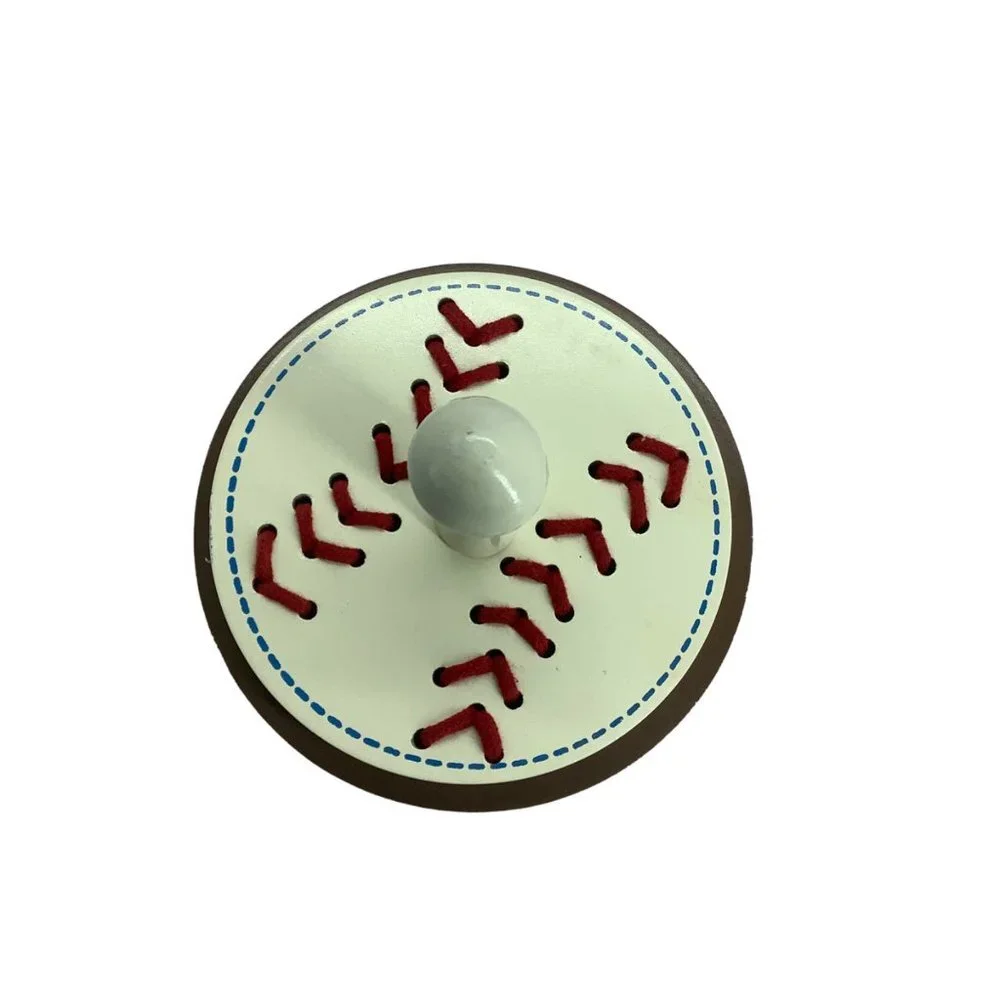 Sport Wall Pegs Hooks Kids Room Decor Baseball Football Real Laces Lot of 2‎
